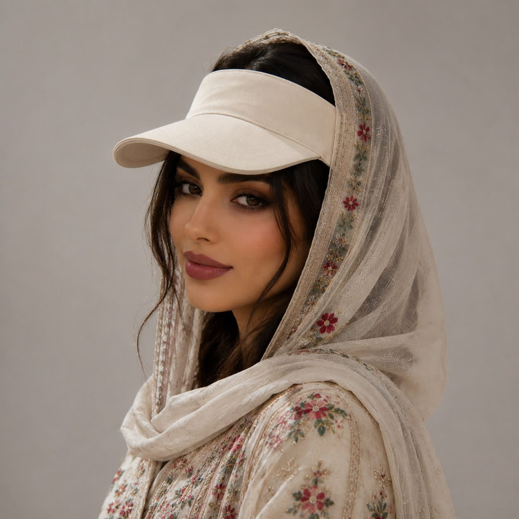 نقاب سفید پشت چسبی پارچه جودون